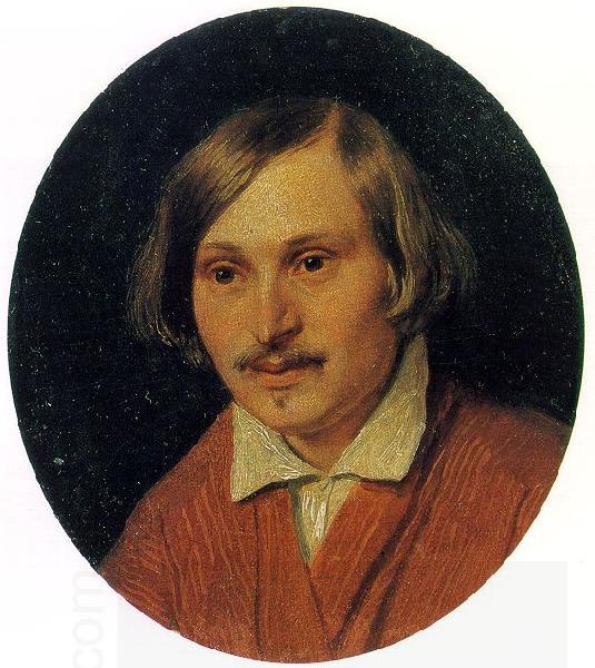 Alexander Ivanov Portrait of Nikolai Gogol China oil painting art
